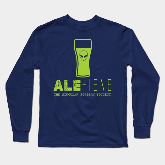 Paranormal Pours: ALE-iens Long Sleeve T-Shirt by Singular Fortean's Singular Shop